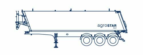 Parete anteriore inclinata, portellone posteriore inclinato, chassis V
